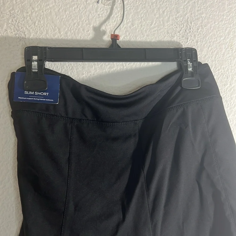 XL REEBOK women’s Bravo Vector Short Black Inside Pocket athletic Shorts